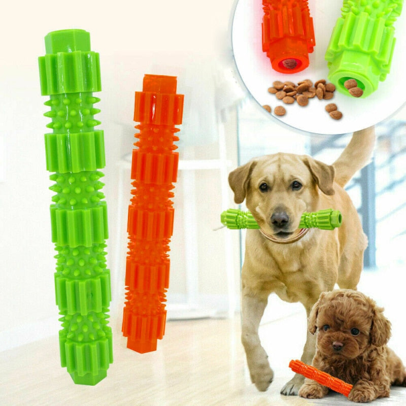 Interactive Teeth Cleaning Slow Feeder Dog Toy Stick