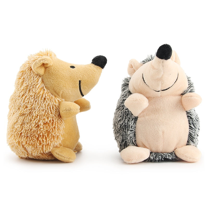 Soft Plush Hedgehog Dog Toy